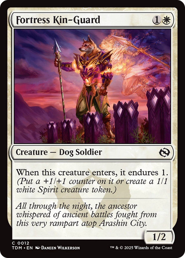 Fortress Kin-Guard (TDM-012)  Foil - Tarkir: Dragonstorm