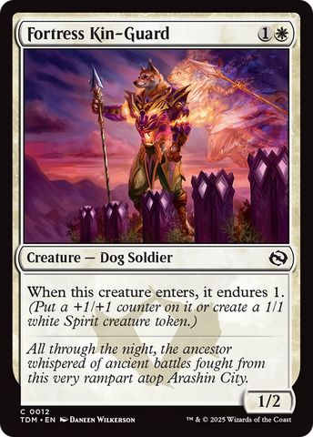 Fortress Kin-Guard (TDM-012)  Foil - Tarkir: Dragonstorm