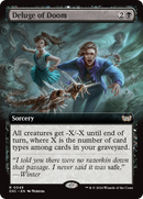 Deluge of Doom (Extended Art) (DSC-048)  - Duskmourn: House of Horror Commander: (Extended Art)