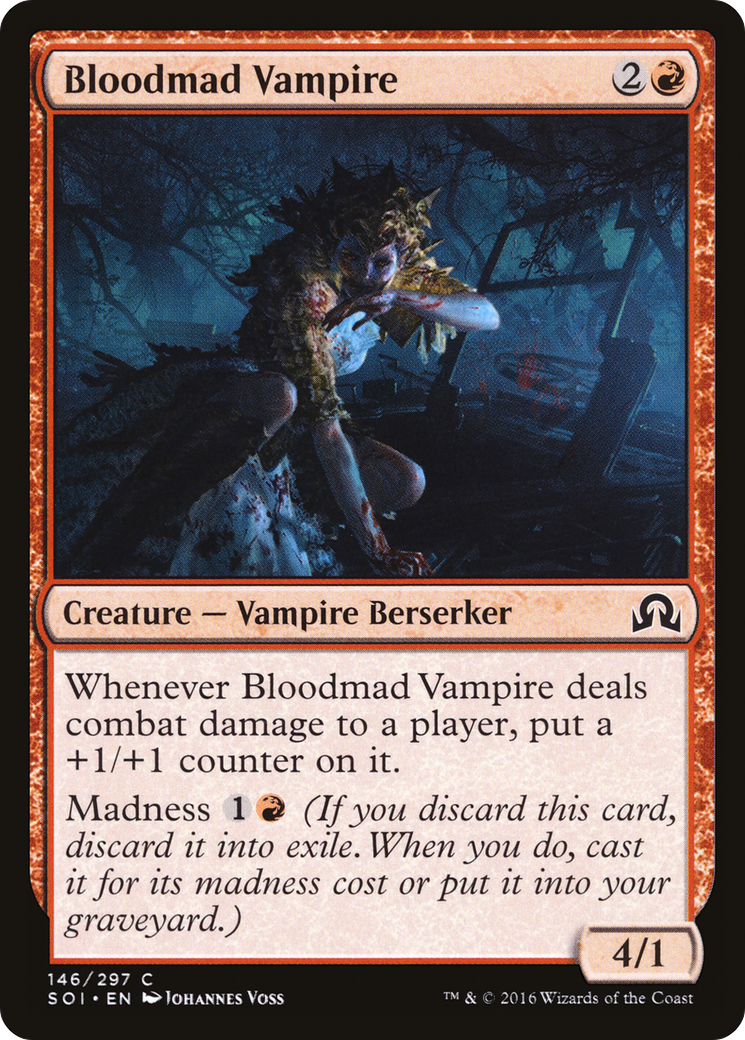 Bloodmad Vampire (SOI-146)  Foil - Shadows over Innistrad