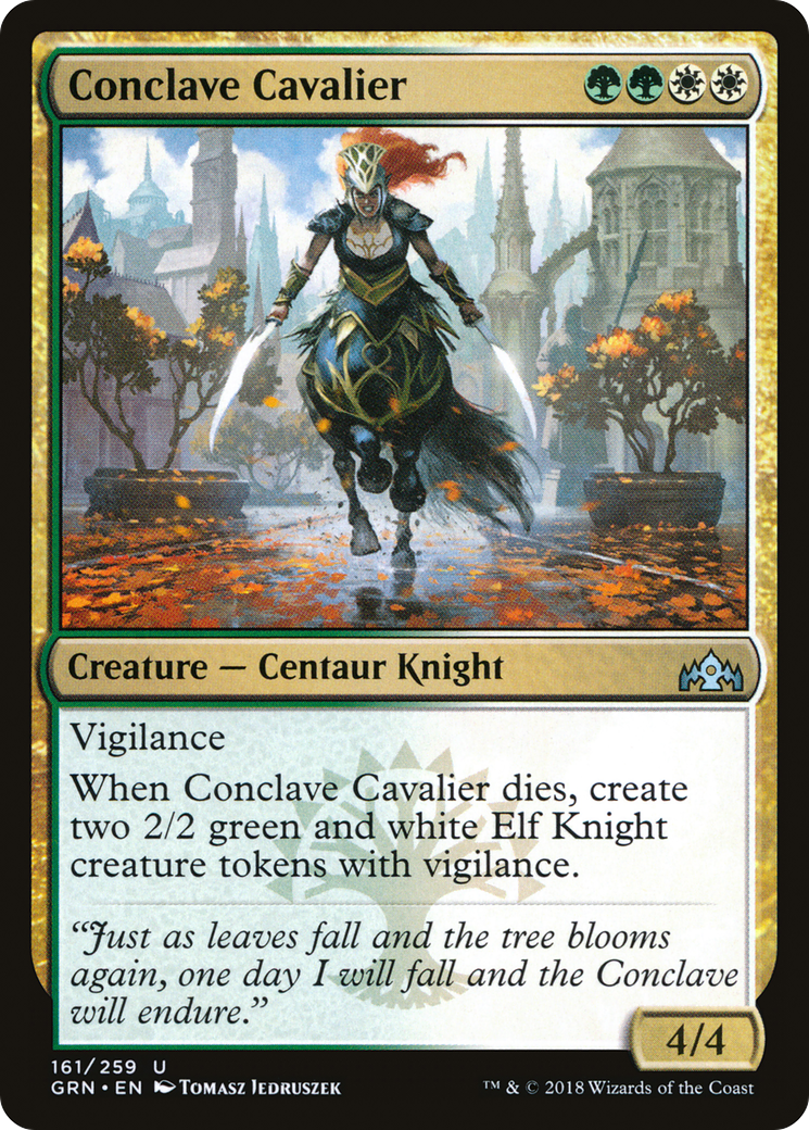 Conclave Cavalier (GRN-161)  Foil - Guilds of Ravnica