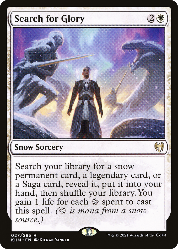 Search for Glory (KHM-027)  - Kaldheim: (snow)