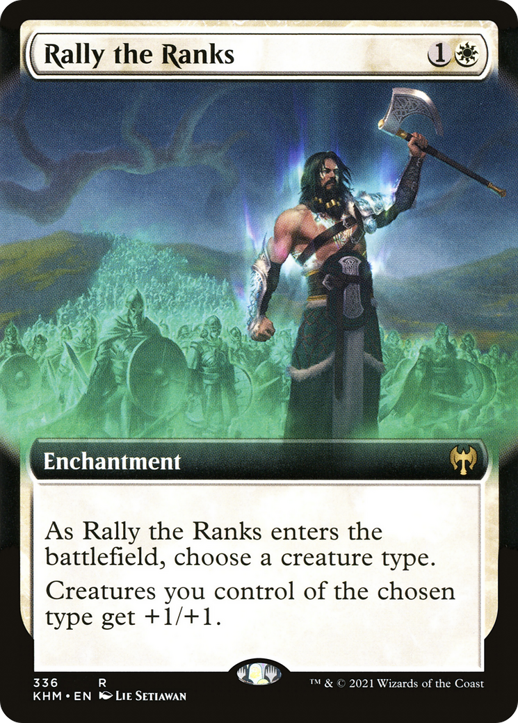 Rally the Ranks (Extended Art) (KHM-336)  - Kaldheim