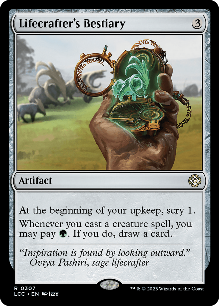 Lifecrafter's Bestiary (LCC-307)  - The Lost Caverns of Ixalan Commander
