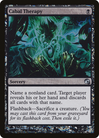 Cabal Therapy (GRV-012)  Foil - Premium Deck Series: Graveborn