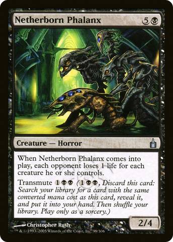 Netherborn Phalanx (RAV-099)  Foil - Ravnica: City of Guilds