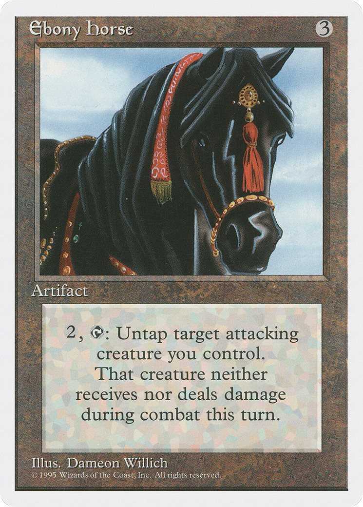 Ebony Horse (4ED-)  - Fourth Edition