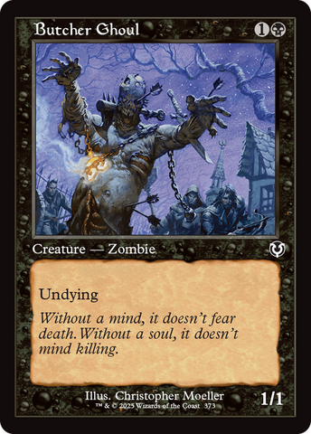 Butcher Ghoul (Retro Frame) (INR-373)  Foil - Innistrad Remastered