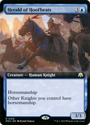 Herald of Hoofbeats (Extended Art) (MOC-109)  Foil - March of the Machine Commander: (Extended Art)