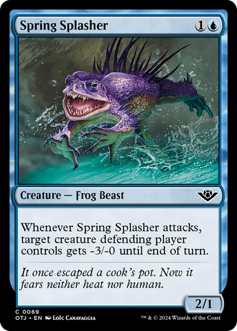Spring Splasher (OTJ-069)  Foil - Outlaws of Thunder Junction