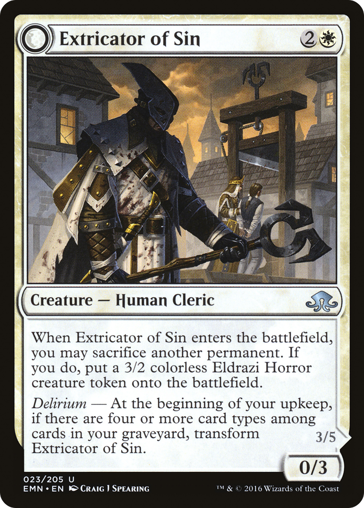 Extricator of Sin (EMN-023)  Foil - Eldritch Moon: (mooneldrazidfc)