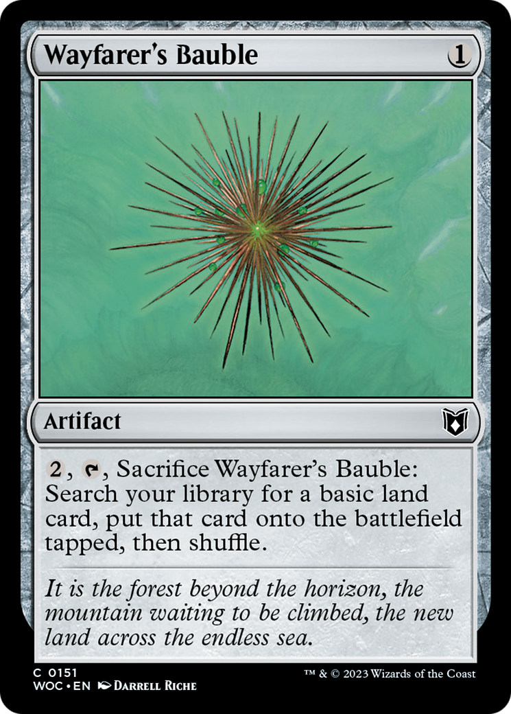 Wayfarer's Bauble (WOC-151)  - Wilds of Eldraine Commander