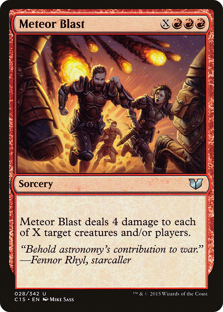 Meteor Blast (C15-028)  - Commander 2015