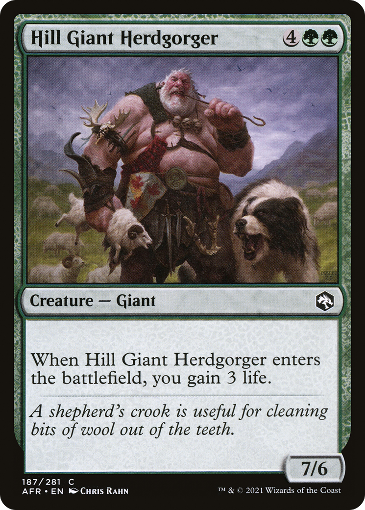 Hill Giant Herdgorger (AFR-187)  Foil - Adventures in the Forgotten Realms