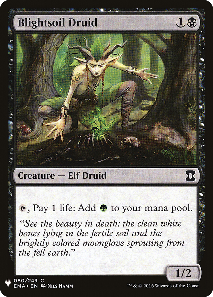 Blightsoil Druid (LIST-080)  - The List