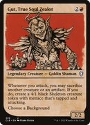 Gut, True Soul Zealot (Showcase) (CLB-399)  - Commander Legends: Battle for Baldur's Gate: (Showcase)