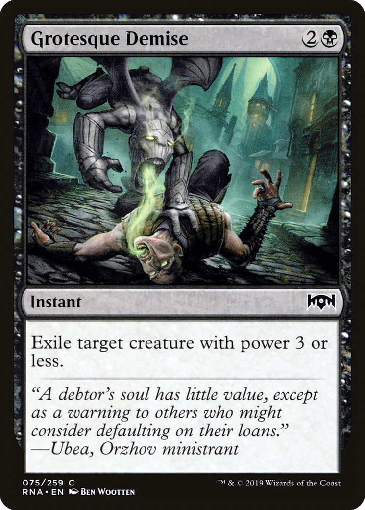 Grotesque Demise (RNA-075)  Foil - Ravnica Allegiance