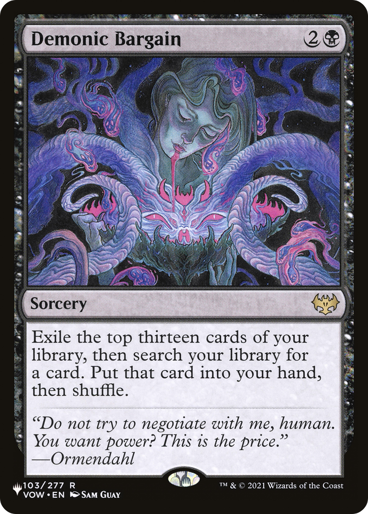Demonic Bargain (LIST-VOW-103)  - The List