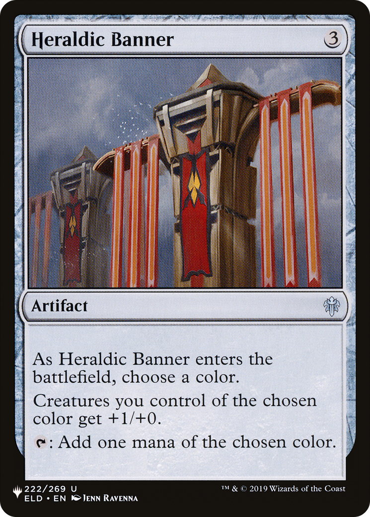 Heraldic Banner (LIST-ELD-222)  - The List