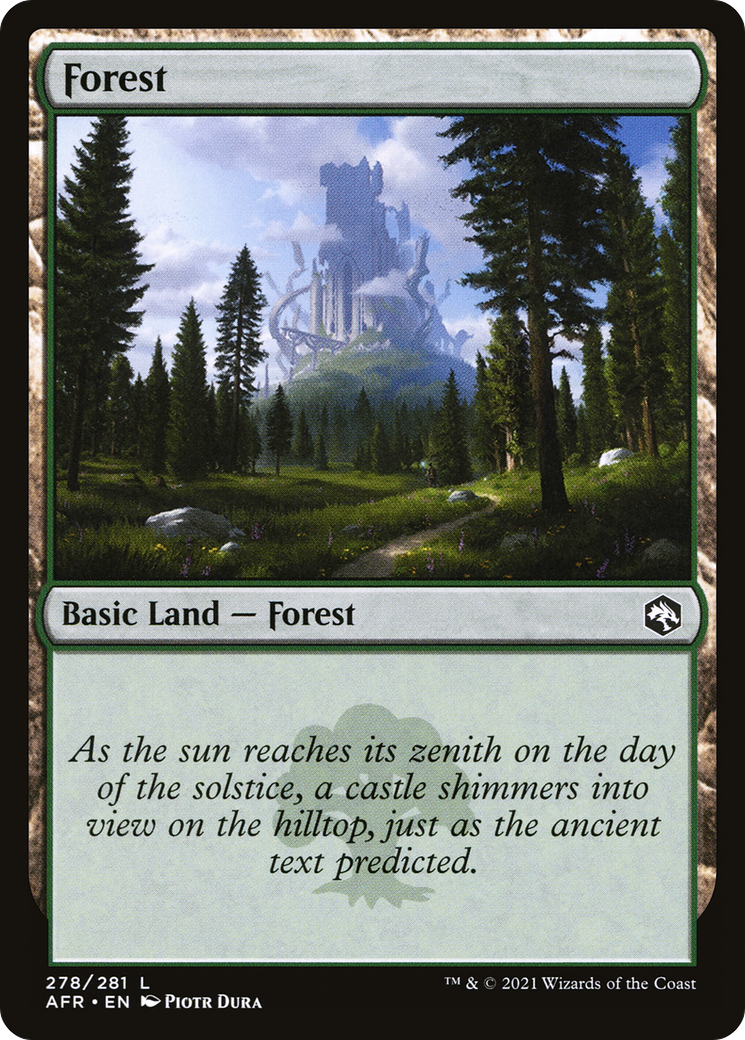 Forest (278) (AFR-278)  - Adventures in the Forgotten Realms