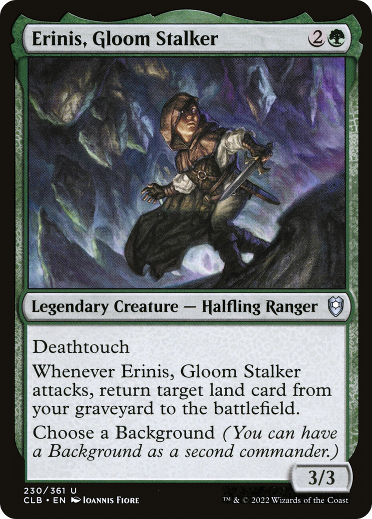 Erinis, Gloom Stalker (CLB-230)  - Commander Legends: Battle for Baldur's Gate