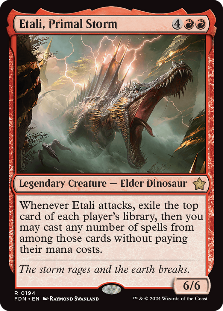 Etali, Primal Storm (FDN-194)  Foil - Foundations