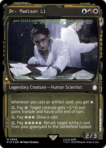 Dr. Madison Li (Showcase) (Surge Foil) (PIP-869) - Fallout: (Showcase) Foil