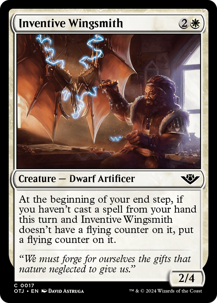 Inventive Wingsmith (OTJ-017)  Foil - Outlaws of Thunder Junction