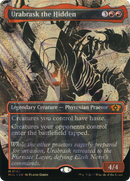 Urabrask the Hidden (Halo Foil) (MUL-153)  Foil - Multiverse Legends: (Showcase) (Borderless)