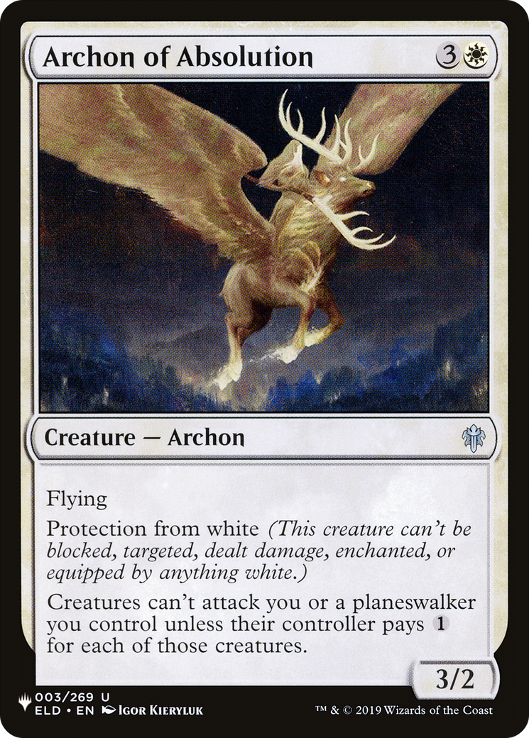 Archon of Absolution (LIST-ELD-3)  - The List