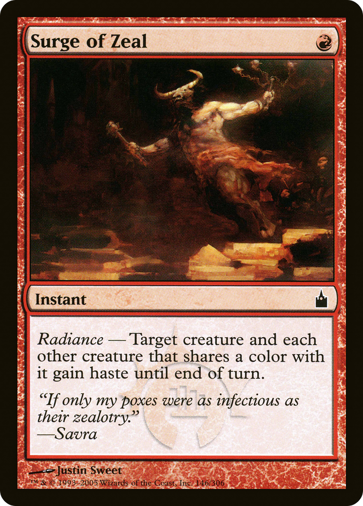 Surge of Zeal (RAV-146)  Foil - Ravnica: City of Guilds