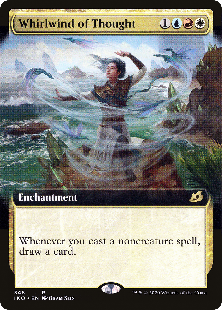 Whirlwind of Thought (Extended Art) (IKO-348)  Foil - Ikoria: Lair of Behemoths: (Extended Art)