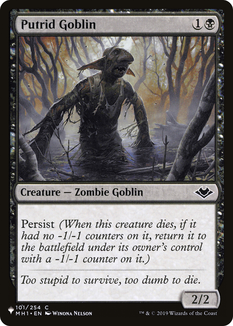 Putrid Goblin (LIST-MH1-101)  - The List