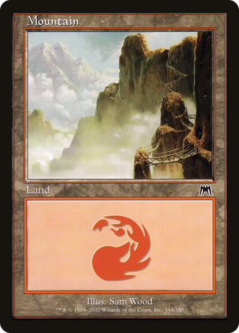 Mountain (344) (ONS-344) - Onslaught Foil