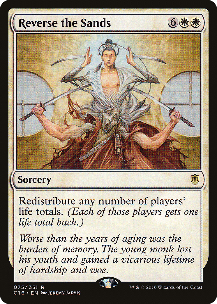 Reverse the Sands (C16-075)  - Commander 2016
