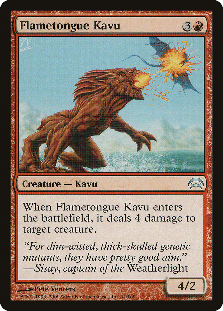 Flametongue Kavu (HOP-054)  - Planechase