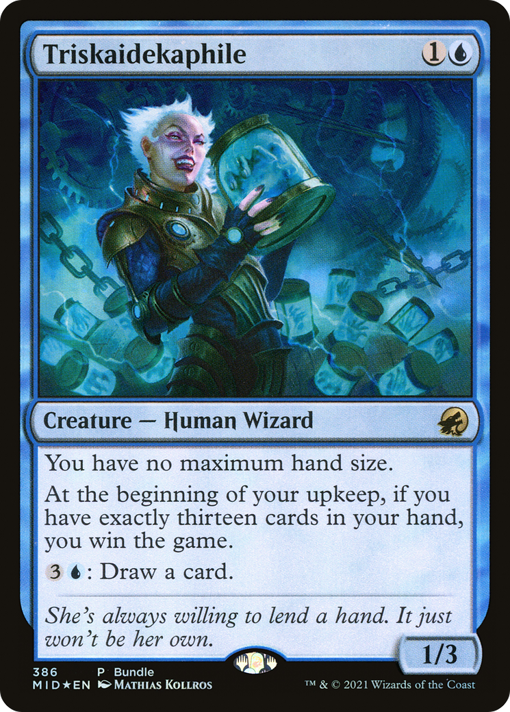 Triskaidekaphile (MID Bundle) (UMP-386)  Foil - Innistrad: Midnight Hunt