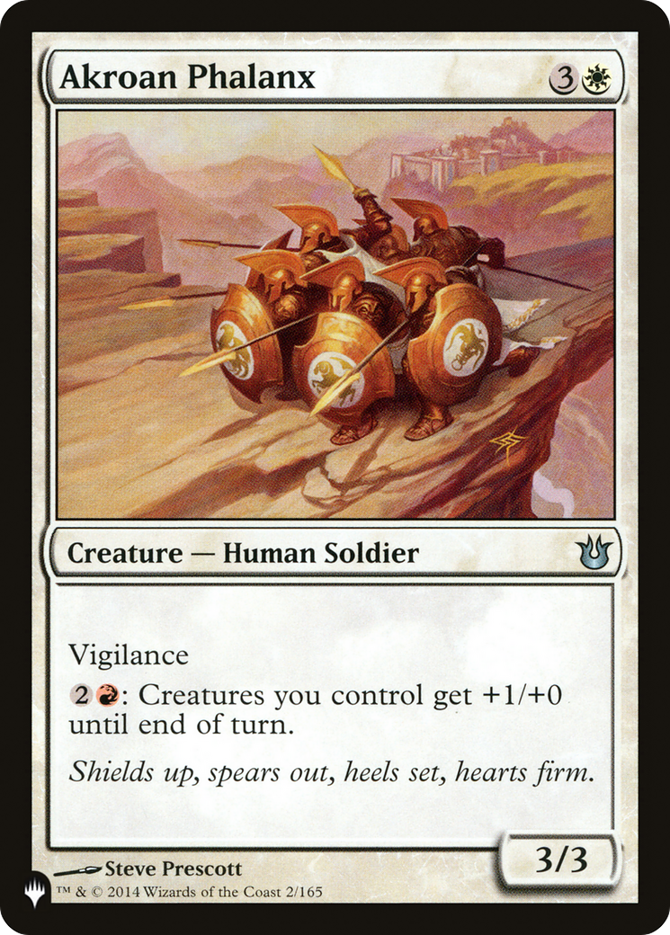 Akroan Phalanx (LIST-BNG-2)  - The List