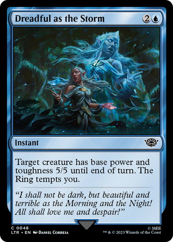 Dreadful as the Storm (LTR-048)  Foil - The Lord of the Rings: Tales of Middle-earth