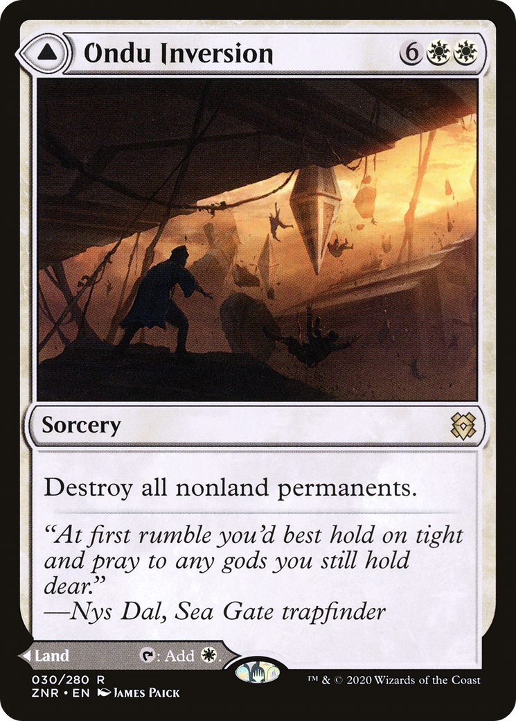 Ondu Inversion (ZNR-030)  - Zendikar Rising