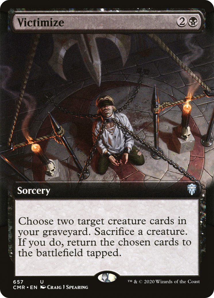 Victimize (Extended Art) (CMR-657)  - Commander Legends: (Extended Art)