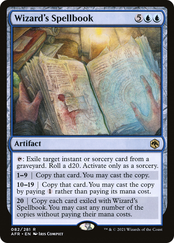Wizard's Spellbook (AFR-082)  - Adventures in the Forgotten Realms