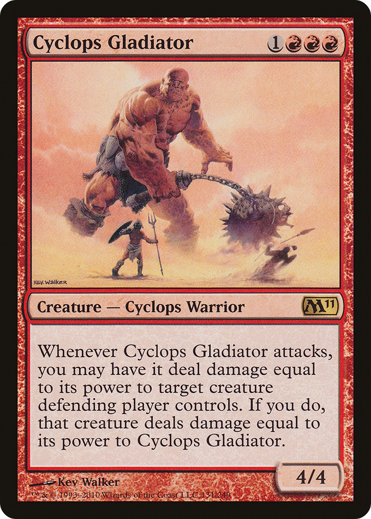 Cyclops Gladiator (M11-131)  Foil - Magic 2011