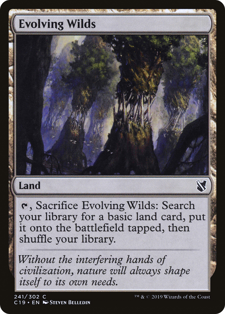 Evolving Wilds (C19-241)  - Commander 2019