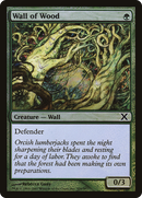Wall of Wood (10E-309★)  Foil - Tenth Edition