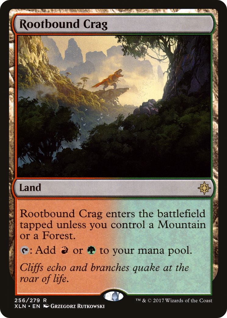 Rootbound Crag (XLN-256)  Foil - Ixalan