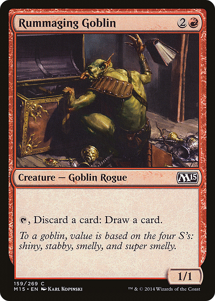 Rummaging Goblin (M15-159)  Foil - Magic 2015