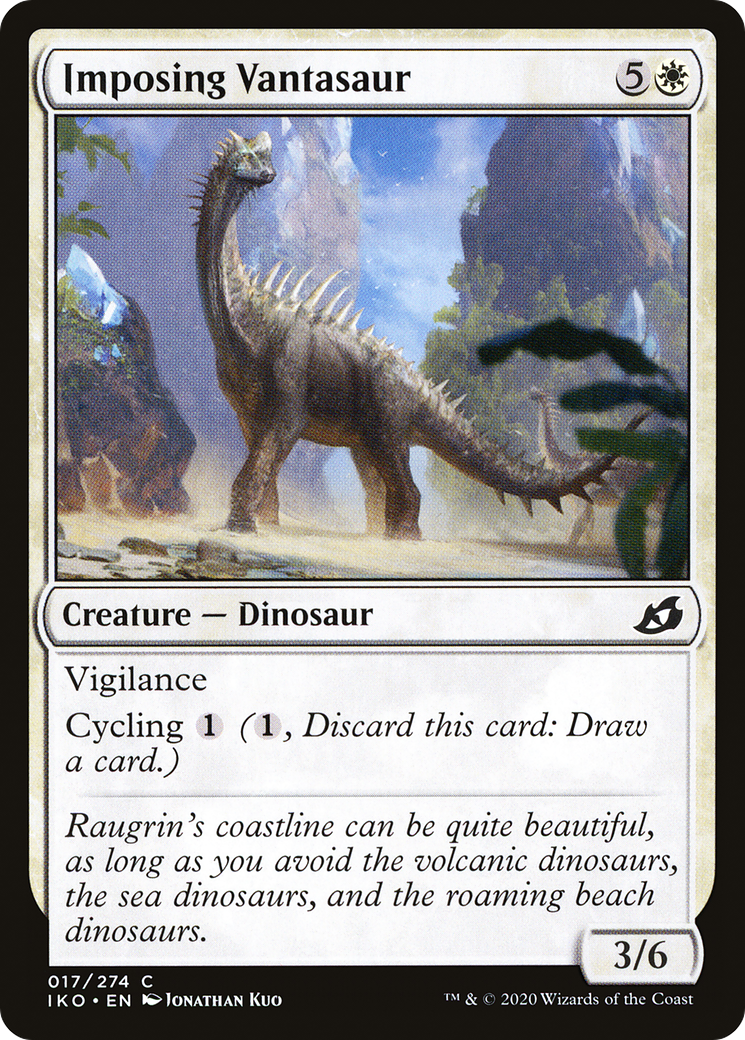 Imposing Vantasaur (IKO-017)  - Ikoria: Lair of Behemoths