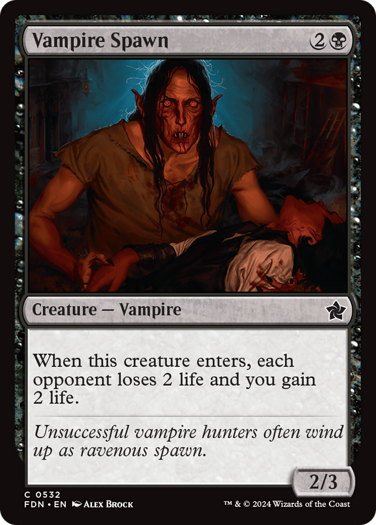 Vampire Spawn (FDN-532)  - Foundations