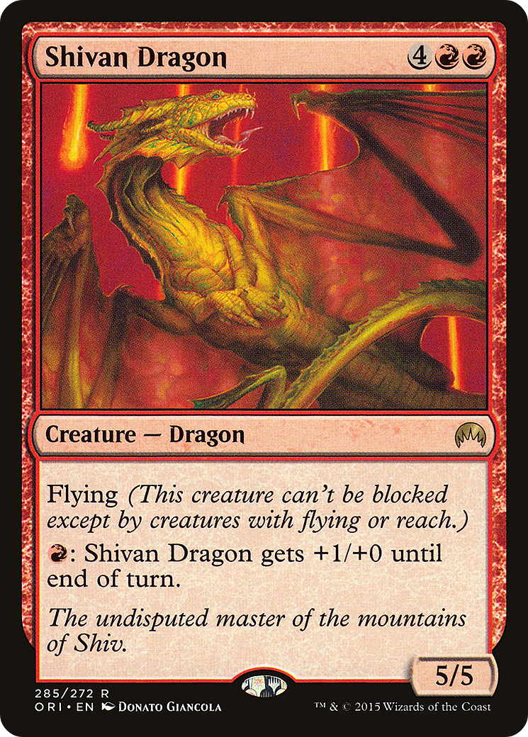 Shivan Dragon (ORI-285)  - Magic Origins